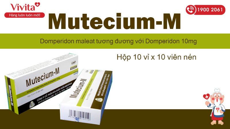 Thuốc chống nôn mutecium-m 10mg
