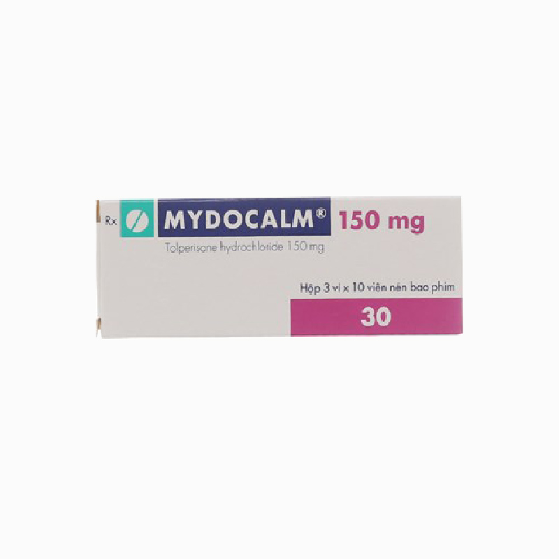 Thuốc giãn cơ Mydocalm 150mg | Hộp 30 viên