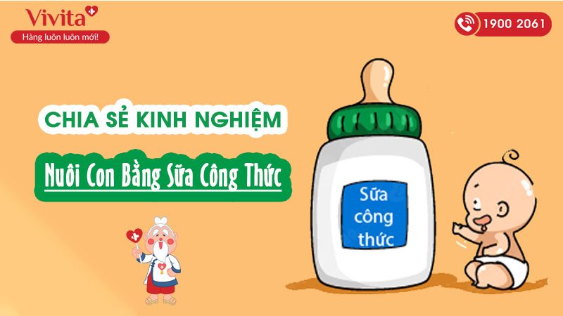 Nuôi con bằng sữa công thức