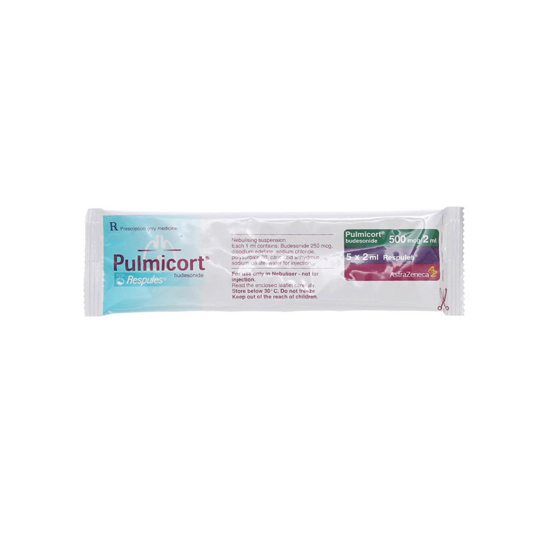 Thuốc khí dung trị hen Pulmicort Respules 500mcg/2ml | Hộp 20 ống