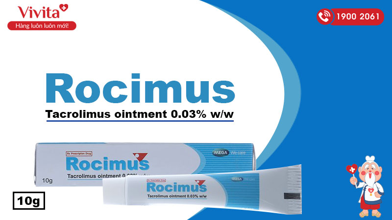 rocimus 0.03 % Tuýp 10g