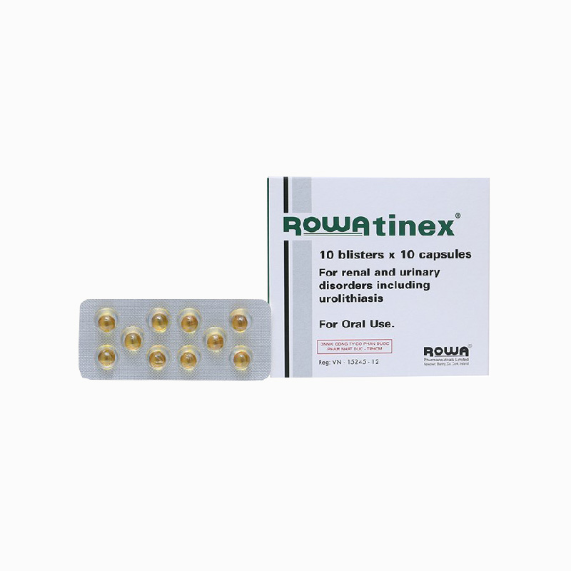 Thuốc trị sỏi thận, sỏi niệu Rowatinex | Hộp 100 viên