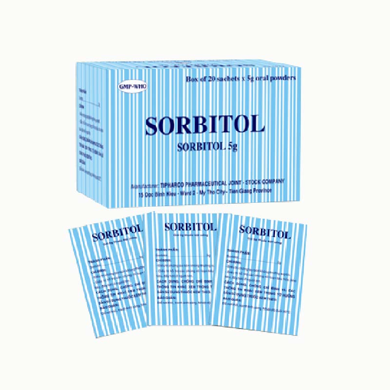 Thuốc trị táo bón Sorbitol | Hộp 20 gói