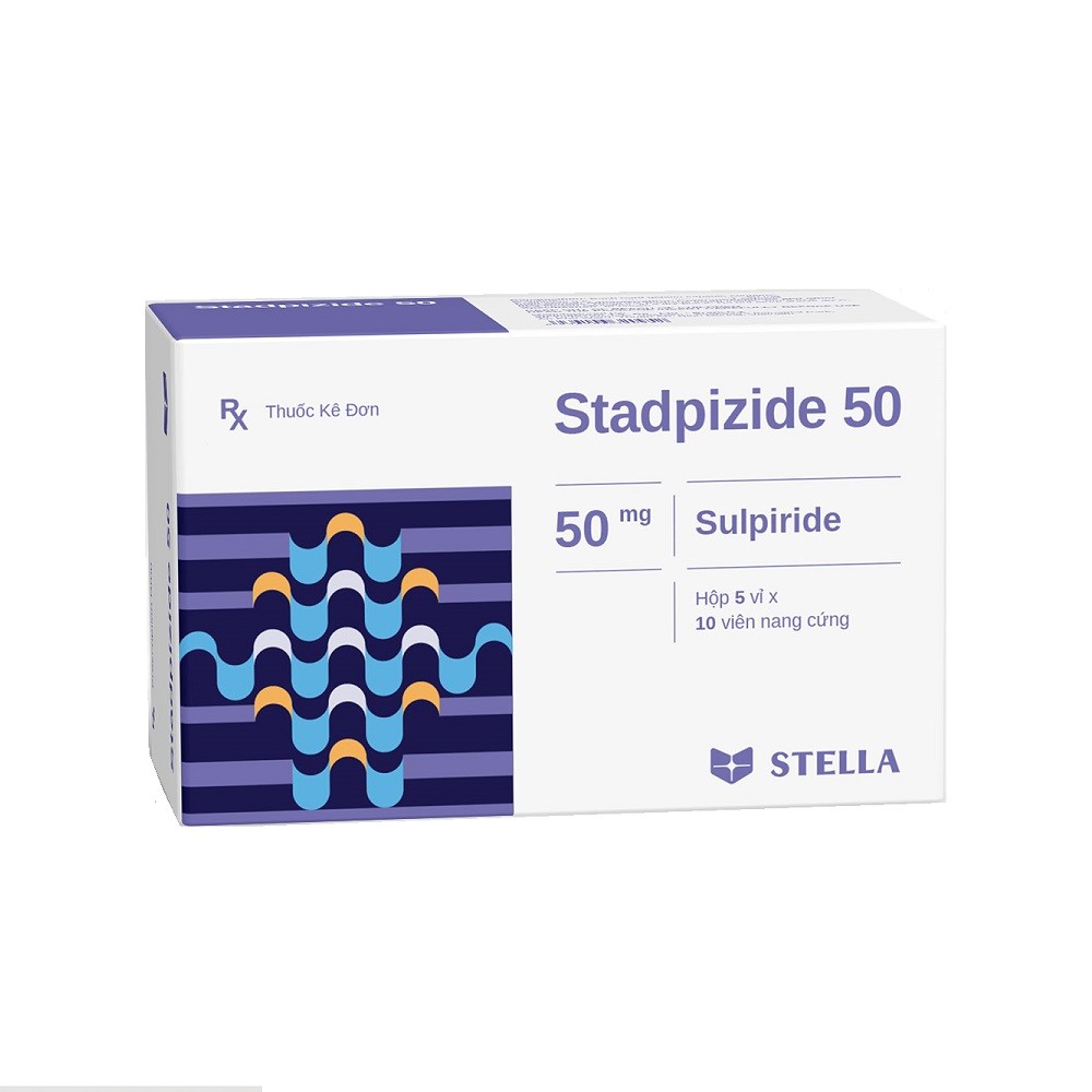 Thuốc điều trị lo âu, trầm cảm Stadpizide 50 | Hộp 5 vỉ