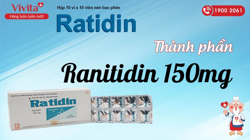Thành phần Ratidin 150mg