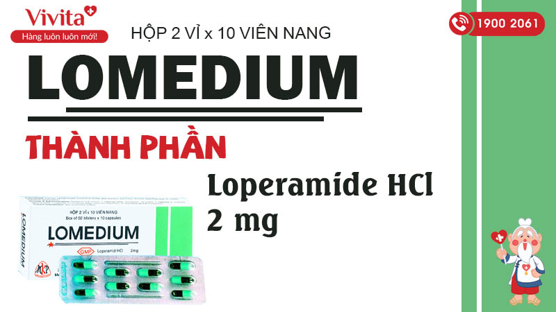 Thành phần thuốc lomedium 24 viên