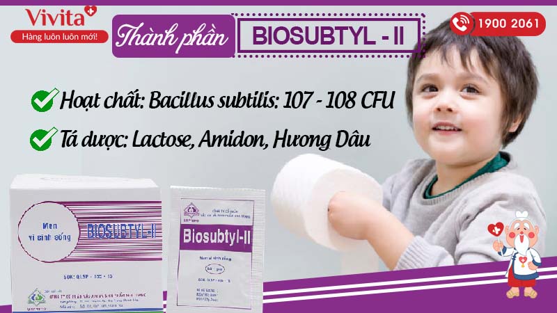 Thành phần men vi sinh Biosubtyl-II