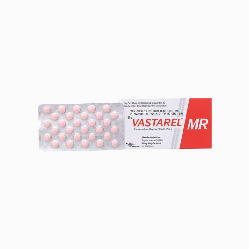 Thuốc trị đau thắt ngực Vastarel MR | Hộp 60 viên