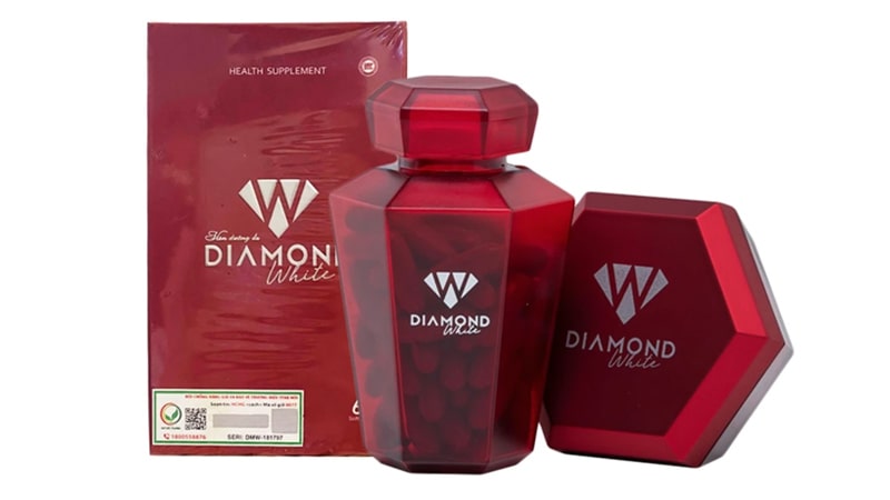 Viên Uống Diamond White Hỗ Trợ Làm Trắng Da Tự Nhiên | Hộp 60 Viên