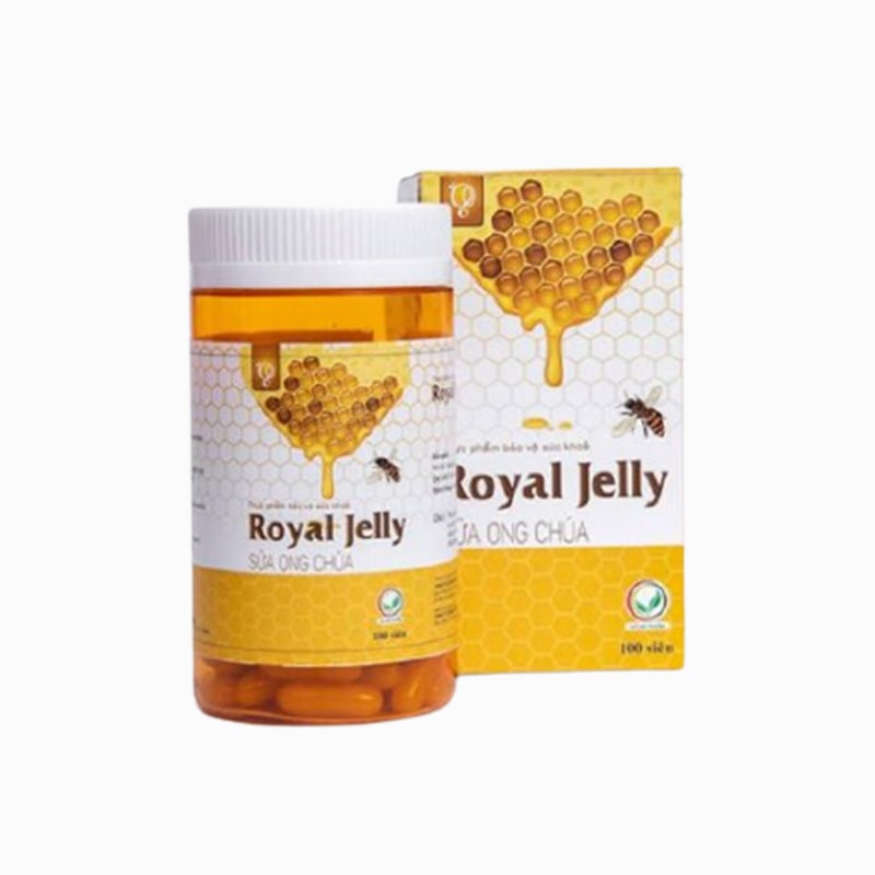 Viên Sữa Ong Chúa Royal Jelly Schon Hỗ Trợ Chống Lão Hóa Da | Hộp 100 Viên