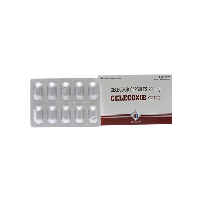Thuốc giảm đau, kháng viêm Celecoxib l Hộp 30 viên