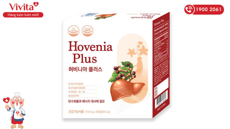 Thuốc giải độc mát gan Hovenia Plus 