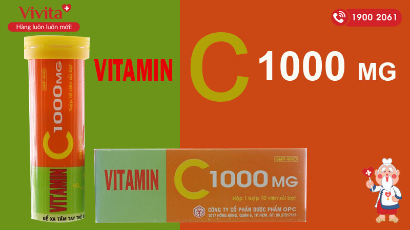 Viên sủi Vitamin C 1000mg OPC