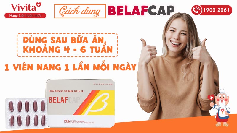 Cách dùng thuốc Beclaf Cap