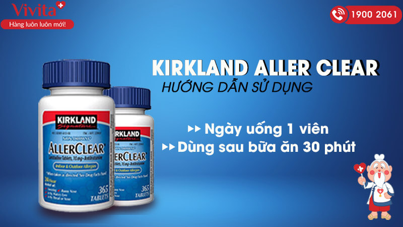 Cách sử dụng Kirkland Aller Clear