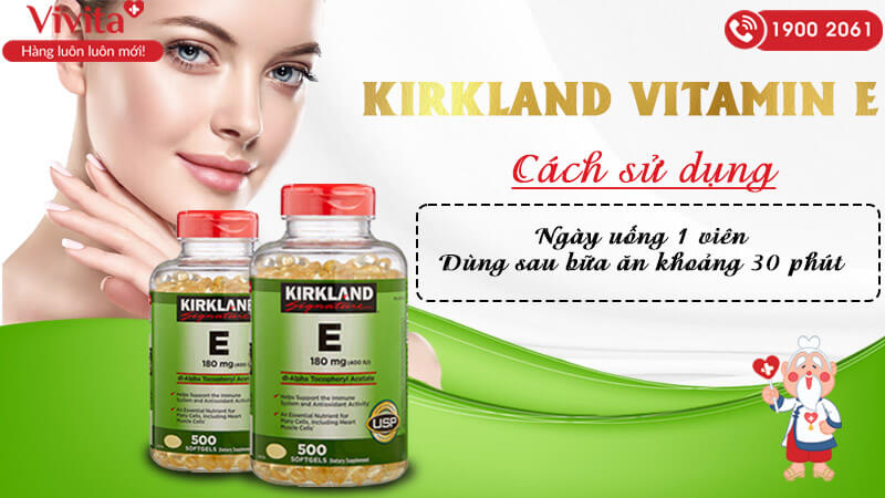 Cách sử dụng Kirkland Vitamin E