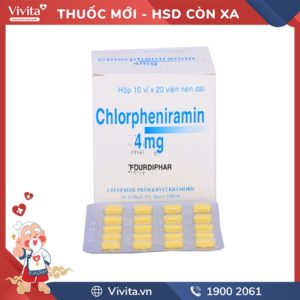 chlorpheniramin 4mg Khánh Hội