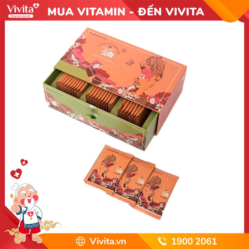 Cốm Giảm Cân Herbslim Hỗ Trợ Cải Thiện Vóc Dáng An Toàn | Hộp/ Túi 30 Gói