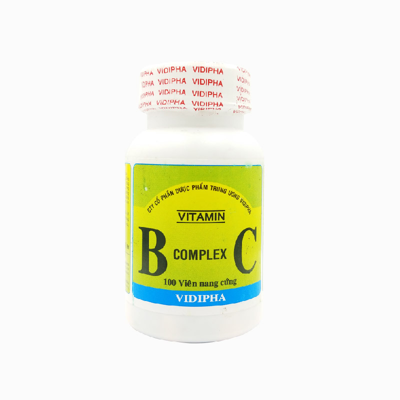 Thuốc bổ sung vitamin B Complex C | Chai 100 viên