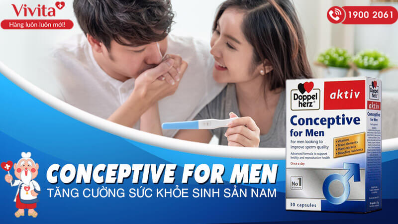 Conceptive For Men hỗ trọ sinh sản nam