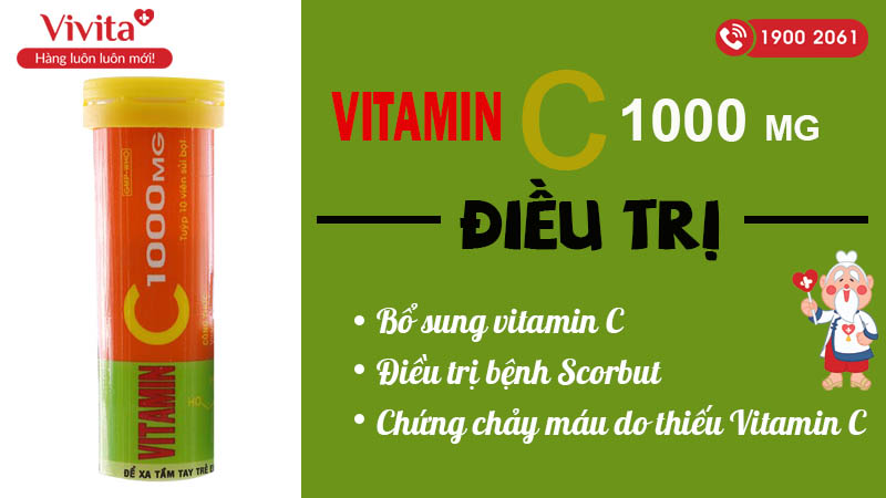 Công dụng viên sủi Vitamin C 1000mg OPC