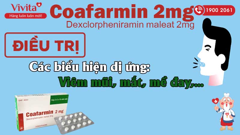 Công dụng coaframin 2mg
