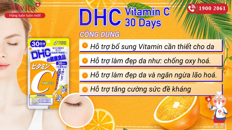 dhc vitamin c 30 days co tot khong