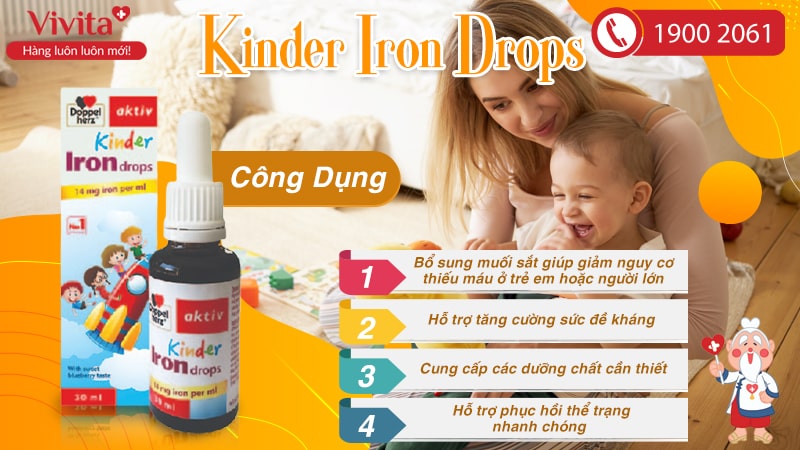 cong dung kinder iron drops