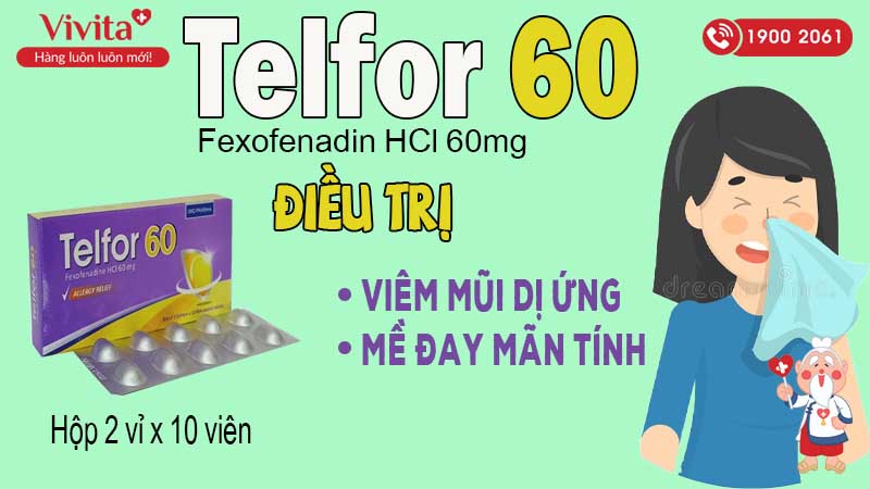 Công dụng thuốc Telfor 60