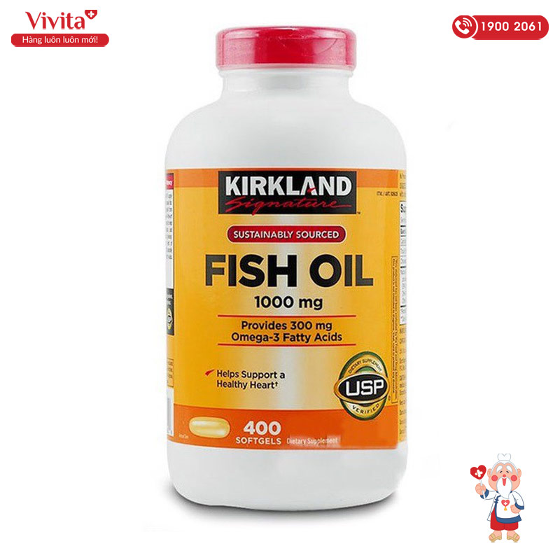 dau ca kirkland signature fish oil 