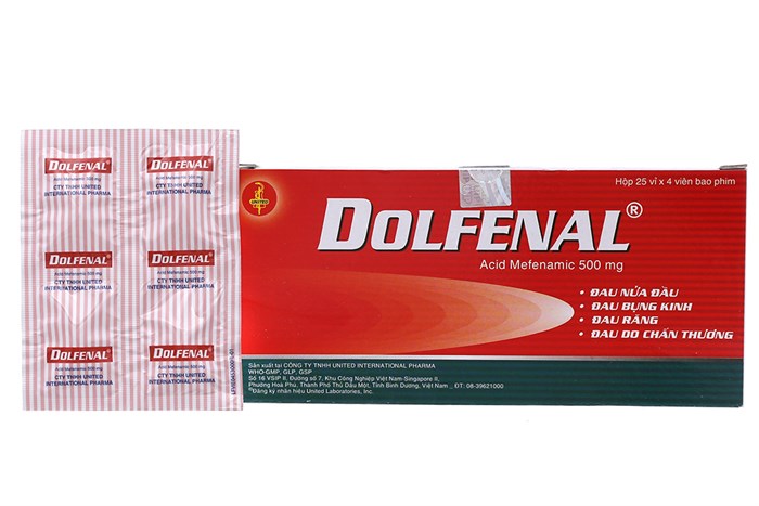 Thuốc giảm đau kháng viêm Dolfenal l Hộp 100 viên