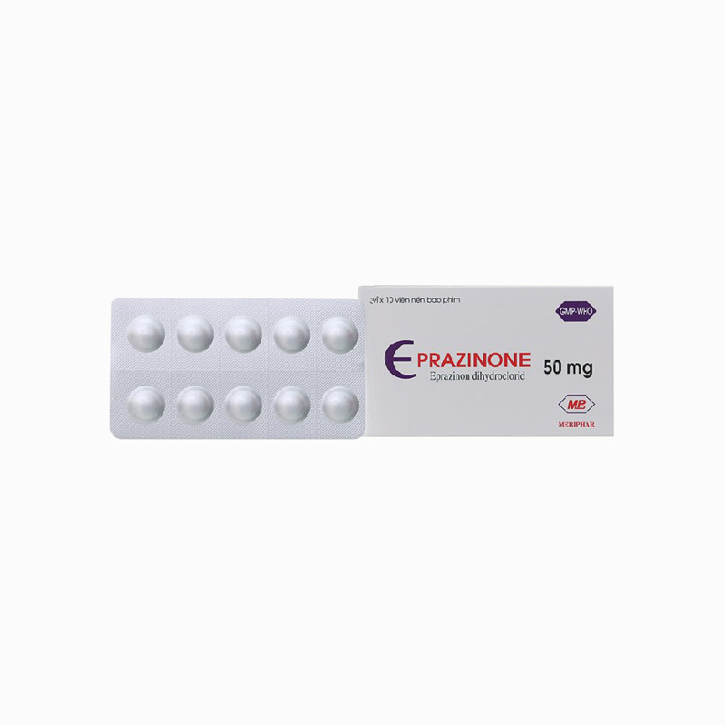 Thuốc trị viêm phế quản Eprazinone 50mg | Hộp 30 viên