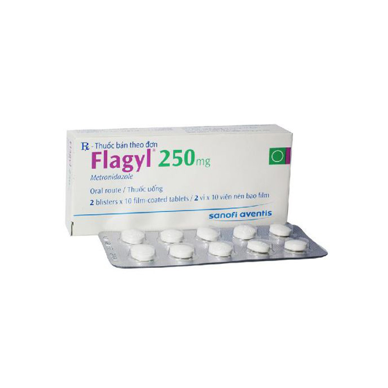 Thuốc trị nấm Flagyl 250mg | Hộp 20 viên