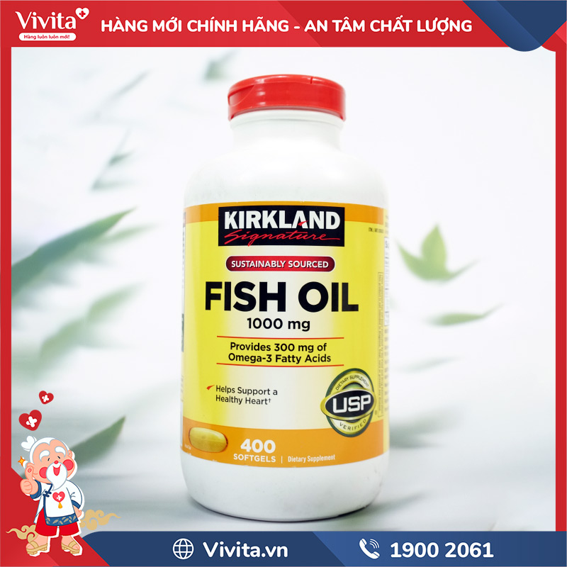 giới thiệu kirkland fish oil 1000mg