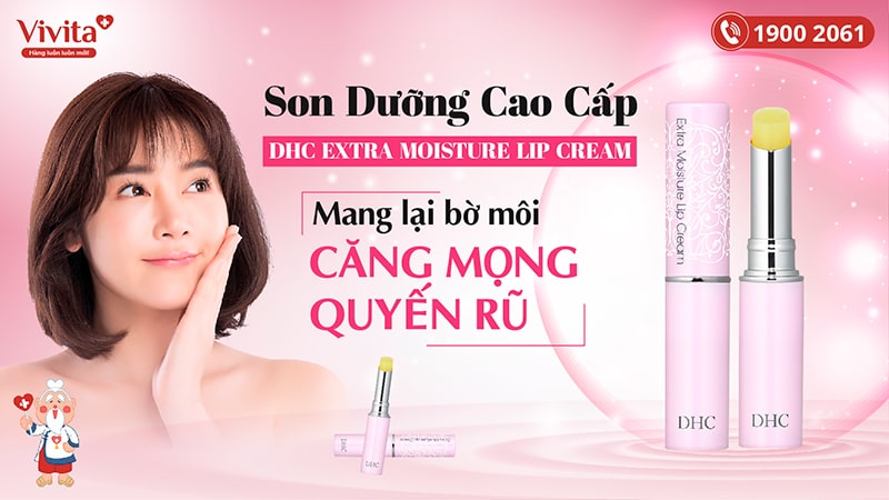 Son Dưỡng DHC Lip Cream Cải Thiện Tình Trạng Thâm Và Nứt Nẻ Môi Thỏi 1,5g