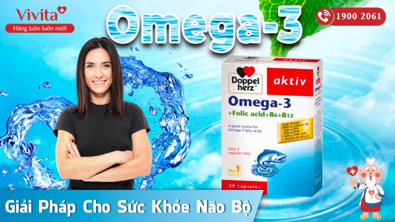 Viên Uống Omega 3 Acid Folic B6 B12 Hỗ Trợ Bổ Sung Dưỡng Chất Cho Cơ Thể (Hộp 30 Viên)