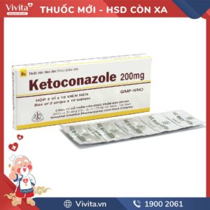 kháng nấm ketoconazol 200mg