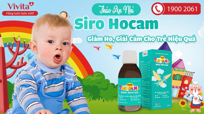 Kids Thảo An Nhi Siro Ho Hỗ trợ điều trị ho, viêm họng cho trẻ nhỏ Chai 125ml