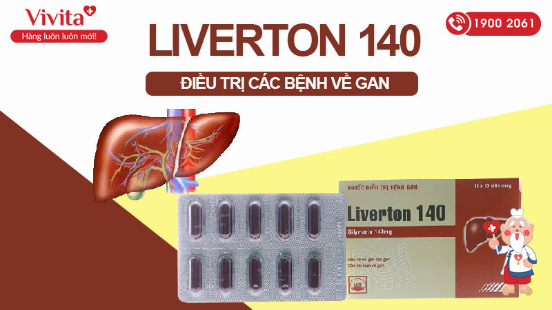 Thuốc trị bệnh gan Liverton 140