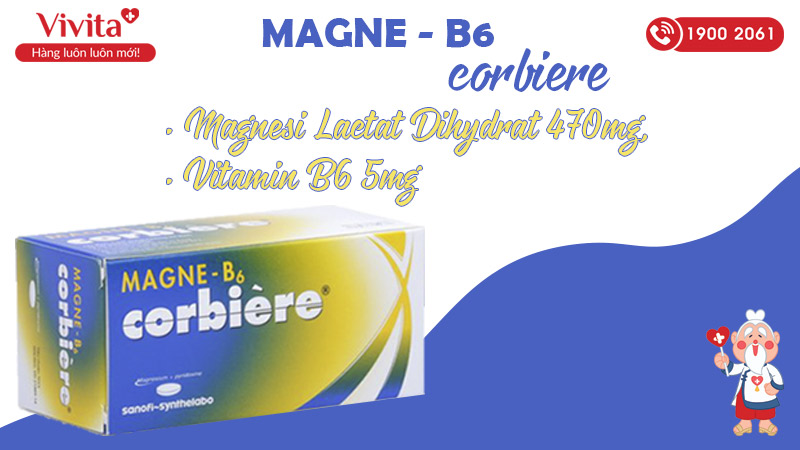 thành phần thuốc magne b6 corbiere