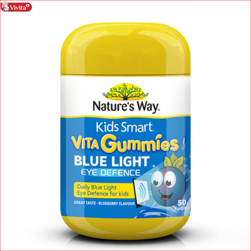 natures way kids smart vita gummies blue light eye defence 50 pastilles