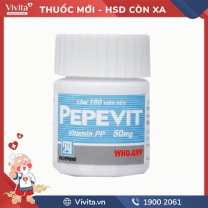 Thuốc bổ sung vitamin Pepevit 50mg