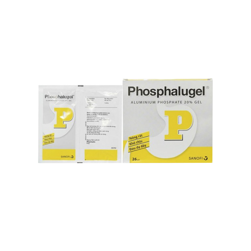 Thuốc trị loét dạ dày Phosphalugel l Hộp 26 gói