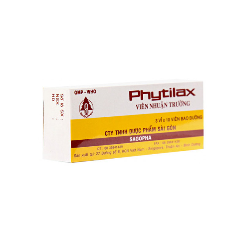 Thuốc trị táo bón Phytilax | Hộp 30 viên