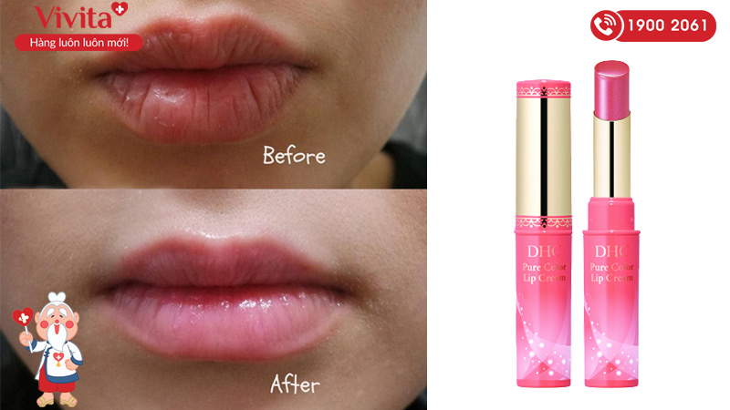review-Son-duong-DHC-Pure-Color-Lip-Cream-Pk101-1.4g-2
