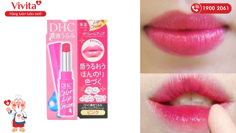 review-Son-duong-DHC-Pure-Color-Lip-Cream-Pk101-1.4g-4