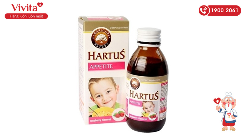 siro cho trẻ biếng ăn Hartus Appetite