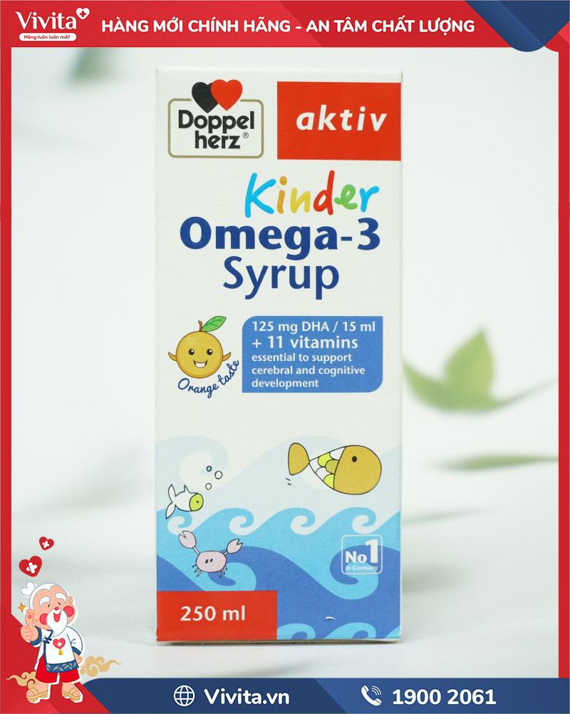 kinder omega 3 syrup có tốt không