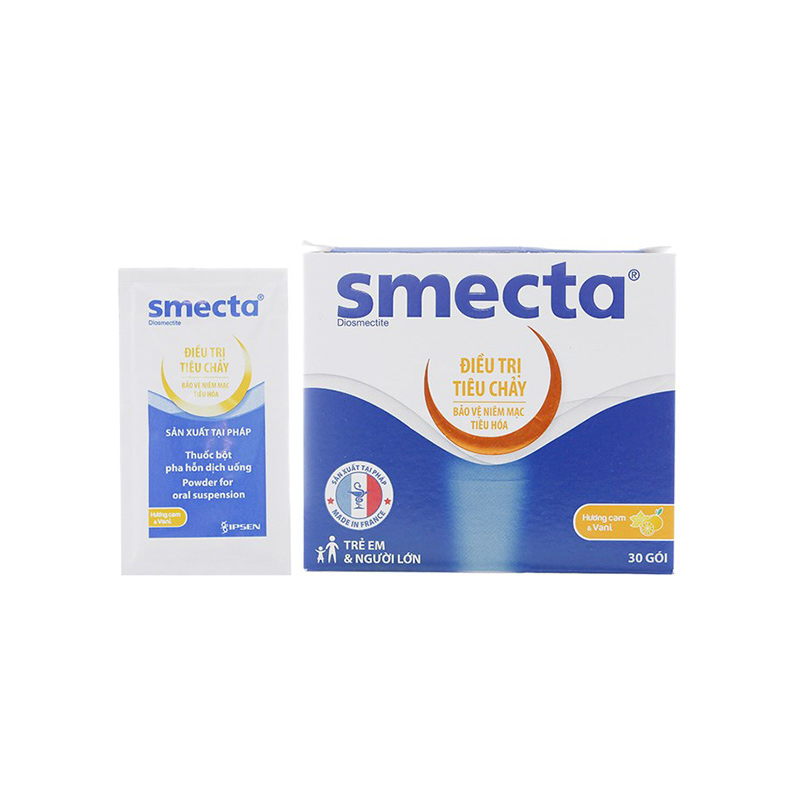 Thuốc trị tiêu chảy Smecta hộp 30 gói - Nhà thuốc VIVITA