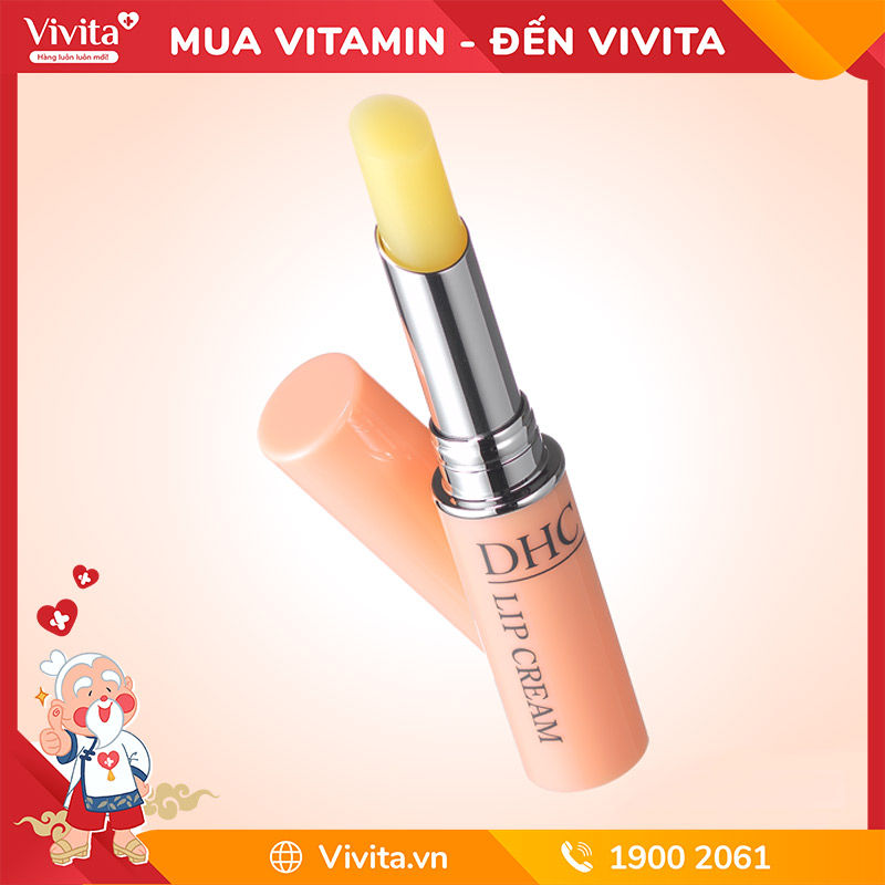 Son Dưỡng DHC Lip Cream Cải Thiện Tình Trạng Thâm Và Nứt Nẻ Môi Thỏi 1,5g